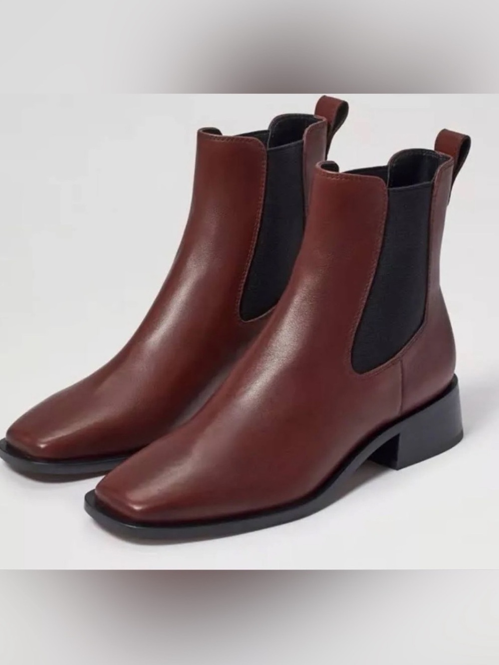 Sam Edelman Brown Leather Chelsea Ankle Boots